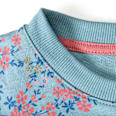 Sweatshirt mit Blumen-Muster, blau, Gr. 92 ALANA