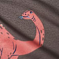 Langarmshirt Pro Climate mit Dino-Motiv, grau, Gr. 116 ALANA