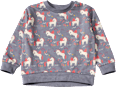 Sweatshirt mit Einhorn-Muster, grau, Gr. 98 ALANA