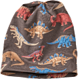 Mütze Pro Climate mit Dino-Muster, grau, Gr. 52/53 ALANA