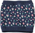 Loop Schal mit Blumen-Muster, blau ALANA