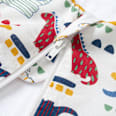 Schlafsack 2 TOG mit Dino-Muster, bunt, 90 cm ALANA