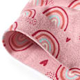 Mütze Pro Climate mit Regenbogen-Muster, rosa, Gr. 52/53 ALANA