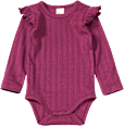 Body Langarm mit Ajour-Struktur, beere, Gr. 98/104 ALANA