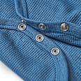 Body Langarm mit Waffel-Struktur, blau, Gr. 74/80 ALANA