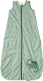 Schlafsack 2 TOG mit Dino-Applikation, grün, 110 cm ALANA