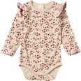 Body Langarm mit Ripp-Struktur & floralem Muster, beige, Gr. 98/104 ALANA
