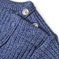 Langarmbody mit Ripp-Struktur, blau, Gr. 74/80 ALANA