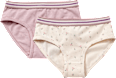 Slips mit Blümchen-Muster, beige + lila, Gr. 110/116 ALANA