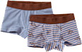 Boxershorts mit Dino-Muster, blau & braun, Gr. 110/116 ALANA