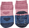 Stoppersocken mit Herz-Motiv, rosa & blau, Gr. 23/24 PUSBLU