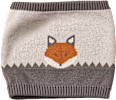 Loop Schal mit Fuchs-Motiv, grau ALANA