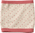 Loop Schal mit Herz-Muster, rosa & beige ALANA