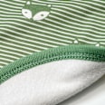 Lätzchen mit Fuchs-Muster, grün ALANA