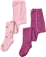 Strumpfhosen mit Ripp-Struktur & Regenbogen-Muster, rosa + lila, Gr. 110/116 ALANA