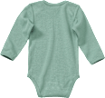 Body Langarm, grün, Gr. 74/80 ALANA