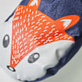 Handschuhe mit Fuchs-Motiv, blau, Gr. 3 PUSBLU