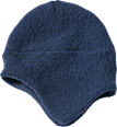 Mütze mit Bio-Wolle, blau, Gr. 48/49 ALANA