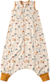 Schlafsack mit Beinen 2 TOG mit Baustellenfahrzeug-Muster, beige, 110 cm ALANA