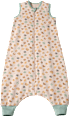 Schlafsack mit Beinen 2 TOG mit Tier-Muster, beige, 110 cm ALANA