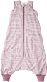 Schlafsack mit Beinen 2 TOG, mit Ringel-Muster, rosa, 110 cm ALANA