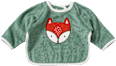 Ärmellätzchen mit Fuchs-Motiv, grün ALANA