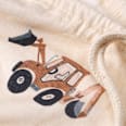 Turnbeutel mit Bagger-Muster, beige, ca. 32 x 40 cm ALANA