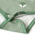 Body Langarm mit Fuchs-Muster, grün, Gr. 62/68 ALANA