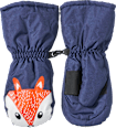 Handschuhe mit Fuchs-Motiv, blau, Gr. 3 PUSBLU