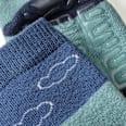 Stoppersocken mit Feuerwehrauto-Motiv, blau, Gr. 21/22 PUSBLU