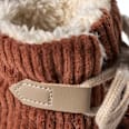 Schuhe aus Cord & mit Futter, braun, Gr. 18/19 PUSBLU