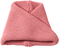 Loop Schal aus Strick, rosa PUSBLU