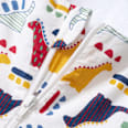 Schlafsack 2 TOG mit Dino-Muster, bunt, 100 cm ALANA