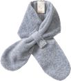 Schal aus Fleece, grau PUSBLU