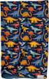 Loop Schal Pro Climate mit Dino-Muster, blau ALANA