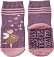 Stoppersocken mit Feen-Motiv, lila, Gr. 21/22 PUSBLU