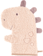 Waschhandschuh Dino, rosa fehn