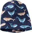 Mütze Pro Climate mit Wal-Muster, blau, Gr. 50/51 ALANA