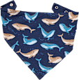 Halstuch Pro Climate mit Wal-Muster, blau ALANA