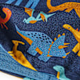 Loop Schal Pro Climate mit Dino-Muster, blau ALANA