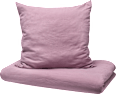 Bettwäsche-Set aus Musselin, mauve, 155 x 200 + 80 x 80 cm ALANA