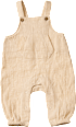 Latzhose aus Musselin, beige, Gr. 62 ALANA