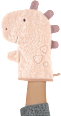 Waschhandschuh Dino, rosa fehn