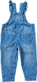 Latzhose aus Jeans-Stoff & mit Rüschen, blau, Gr. 104 ALANA