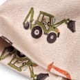 Mütze Pro Climate mit Traktor-Muster, beige, Gr. 46/47 ALANA