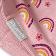 Loop Schal Pro Climate mit Regenbogen-Muster, rosa ALANA