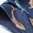 Loop Schal Pro Climate mit Wal-Muster, blau ALANA