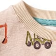 Langarmshirt Pro Climate mit Traktor-Muster, beige, Gr. 110 ALANA