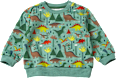 Sweatshirt mit Dino-Muster, grün, Gr. 86 ALANA