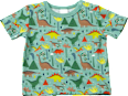 T-Shirt Pro Climate mit Dino-Muster, grün, Gr. 86 ALANA
